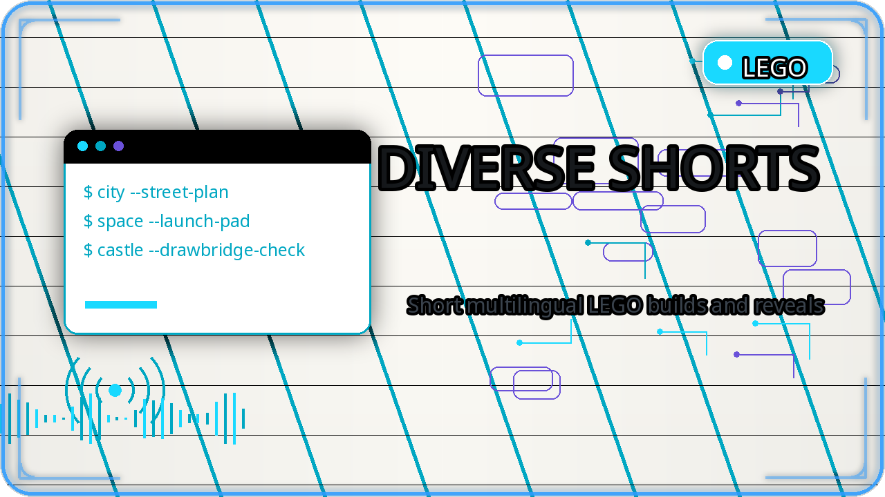 Thumbnail for 260512 The YouTube Lego Builders - Shorts - Diverse