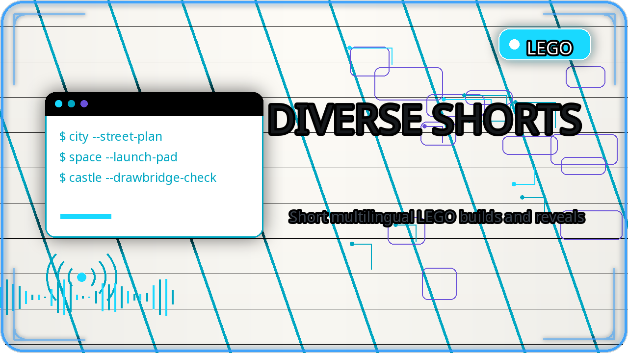 Thumbnail for 260515 The YouTube Lego Builders - Shorts - Diverse