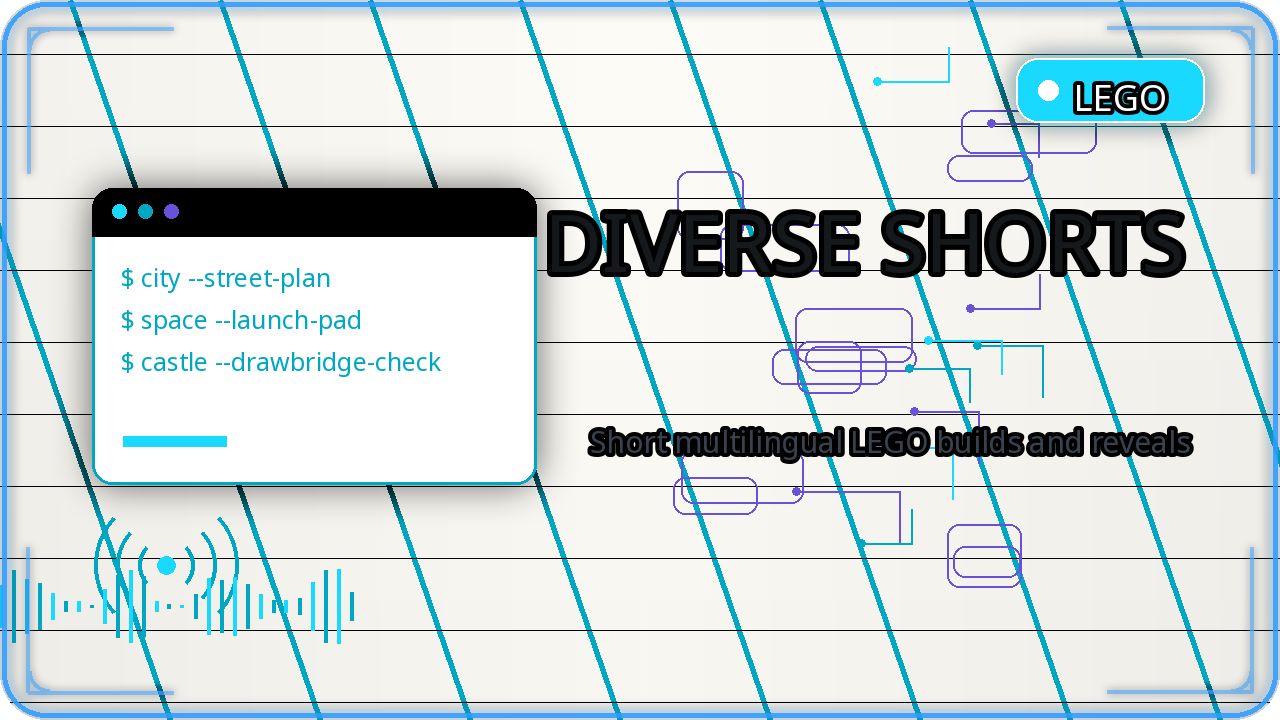 Thumbnail for 260515 The YouTube Lego Builders - Shorts - Diverse