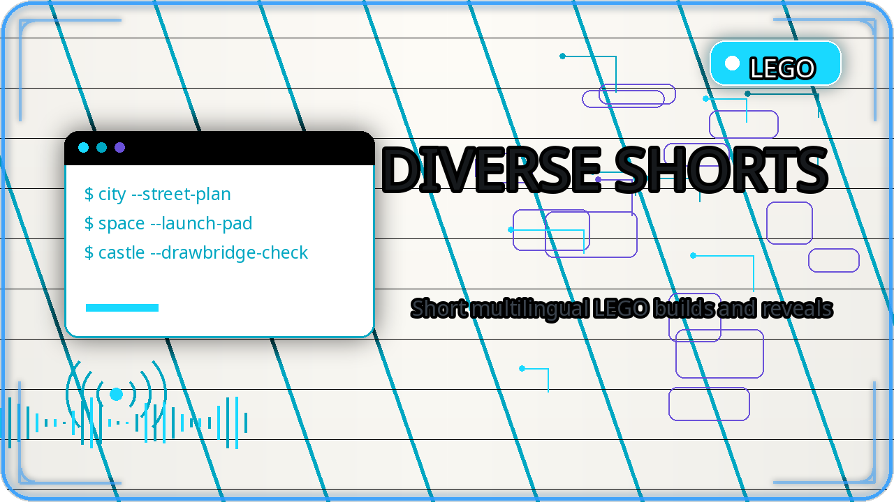 Thumbnail for 260515 The YouTube Lego Builders - Shorts - Diverse